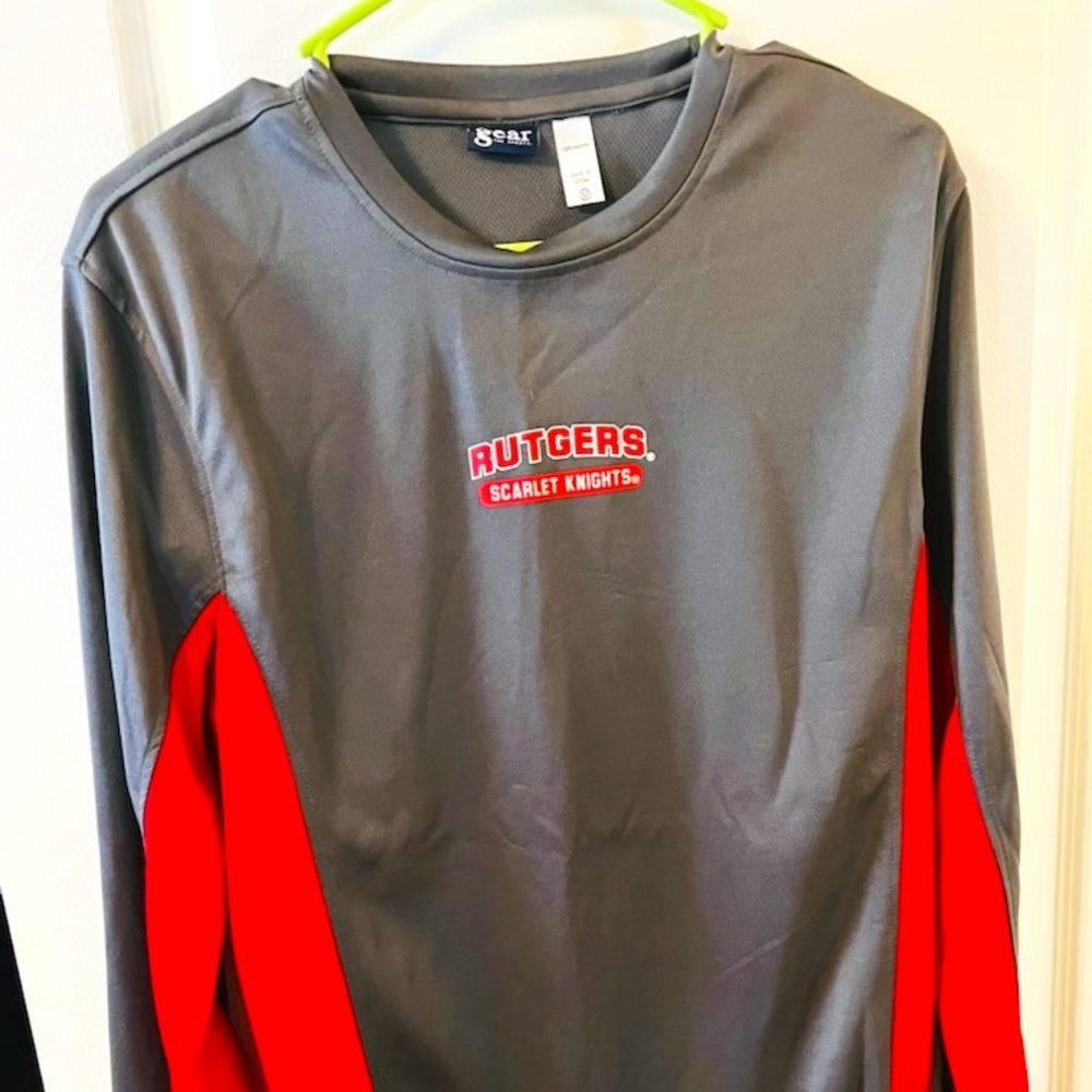 Rutgers Men's Medium Performance Gear Long Sleeve Shirt